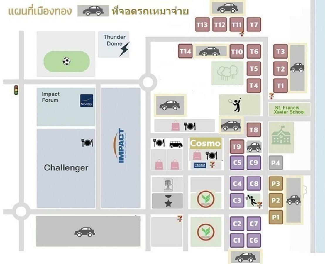 Popular Condo C6 Nonthaburi Exteriör bild